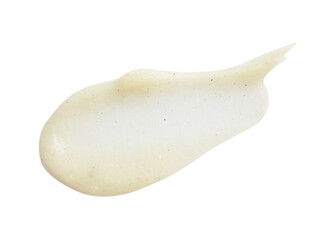 Sample of natural scrub isolated on white, top view