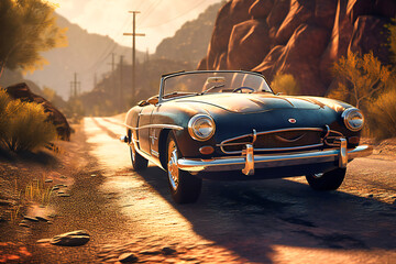 Hit the road in a retro summer convertible and explore new destinations