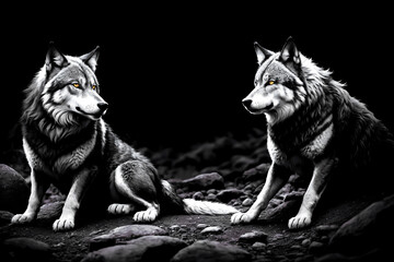 Dangerous Gray wolfs
