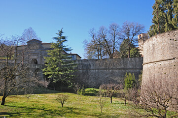 Bergamo: le mura della città a Porta Sant'Agostino