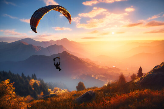 the skies with high-tech summer paragliding equipment for a thrilling adventure