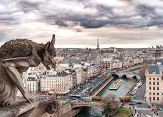 Gargouille de la cathédrale Notre-Dame de Paris