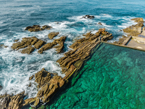 bermagui blue pool new south whales australia