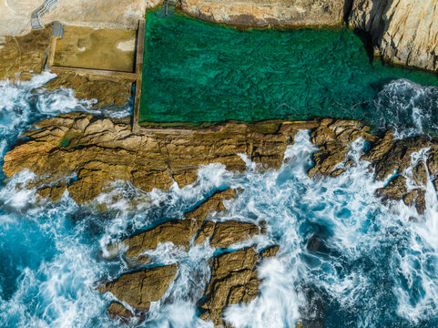bermagui blue pool new south whales australia