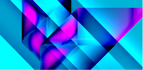 Dynamic triangle design with fluid gradient colors abstract background