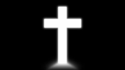 Easter's Divine Light, Zooming in on the Glowing Cross