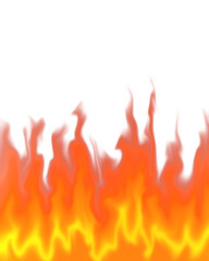 Illustration of a Fire or Flame
