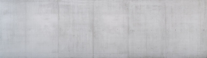 New concrete wall texture. New, smooth, clean,  and white concrete wall. Free of bold seams or artifacts. even texture. Extra wide format. generative AI.  