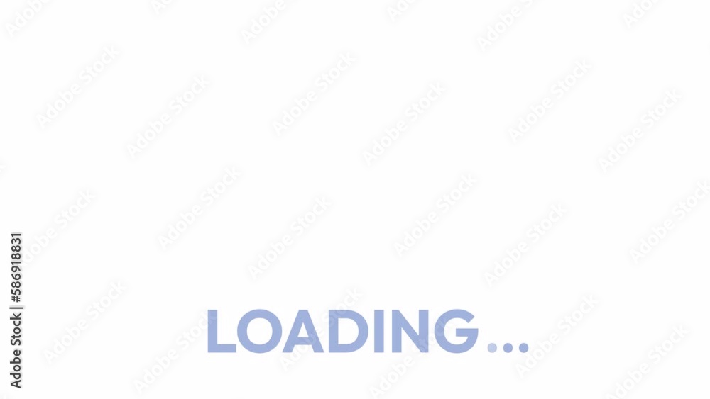 Poster animated web develop buttons loader. website building. flash message 4k video footage. color isolate