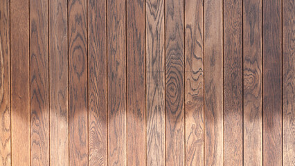 Puerta de tablones de madera y sombra de techo © Darío Peña