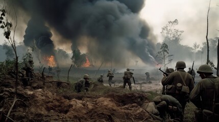 campo de batalla guerra de vietnam