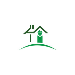 home repair icon logo design