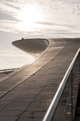 Fototapeta premium Edifício MAAT em Lisboa Portugal 
