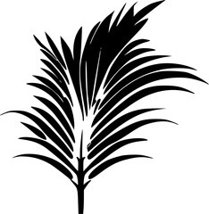 Palm | Minimalist and Simple Silhouette - Vector illustration