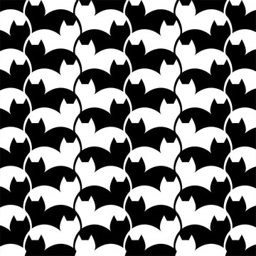 Gatti bianco e nero pattern