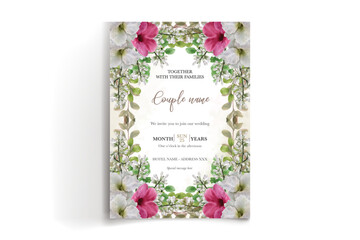 save the date wedding invitation 