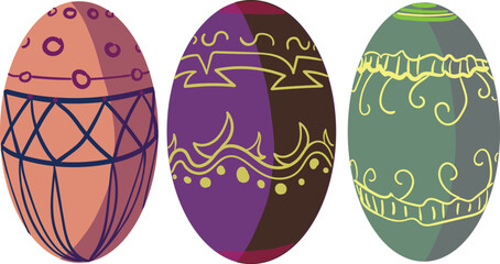 Easter eggs for decoration