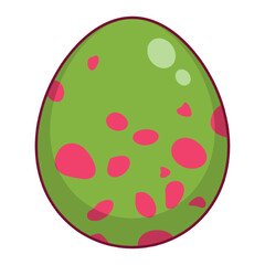 easter egg cartoon cute design