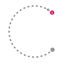 Tracing alphabet letter c lowercase prewriting dotted line element for kindergarten and preschool kids worksheet for handwriting practice activity