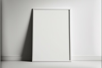 Empty canvas. AI generated