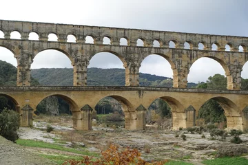 Foto op Plexiglas Pont du Gard Pont du Gard, France 2022