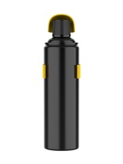 Blank Portable Mini Fire Extinguisher Spray Can for Car and Home Use, 3d render illustration.