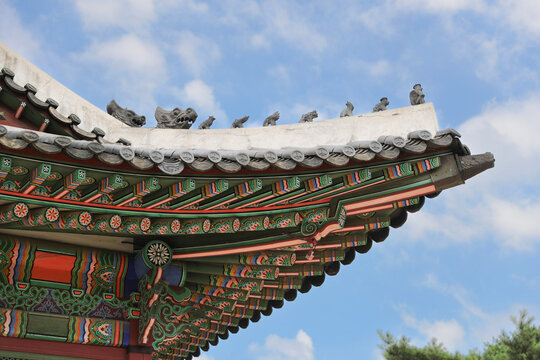 Details Korean temples and shrines