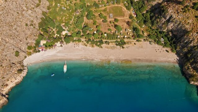 Butterfly Valley is a valley in Fethiye district of Mula Province, southwestern Turkey, which is home to diverse butterfly species.