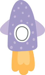 Rocket Hand drawn Illustration