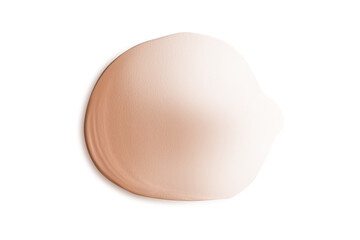 Foundation smear texture isolated. PNG