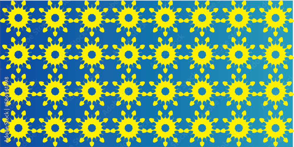 Poster background pattern with geometric style connected image setup