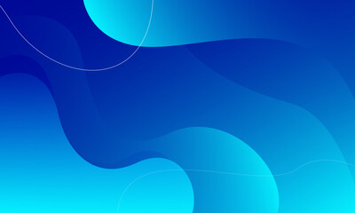 Abstract blue background. Fluid shapes composition. Eps10 vector