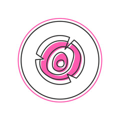 Filled outline Wooden logs icon isolated on white background. Stack of firewood. Vector