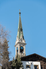 Reformed church in the city of Saint Moritz in Switzerland