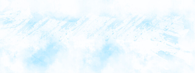 Abstract Blue Watercolor background, Illustration, texture for design. blurred and grainy Blue powder explosion on white background, Classic hand painted Blue watercolor background for design.