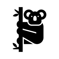 Koala Logo. Icon design. Template elements