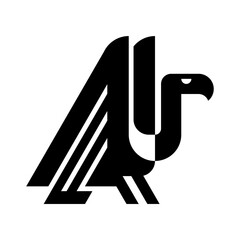 Vulture Logo. Icon design. Template elements