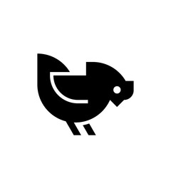 Chicken Logo. Icon design. Template elements