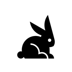 Rabbit Logo. Icon design. Template elements
