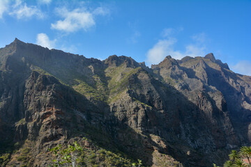 Mountains  in Tenerife in Spain