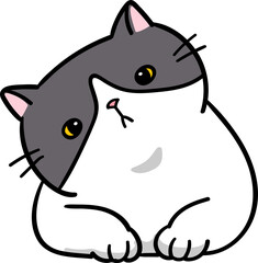 Cute Cartoon Cat Character