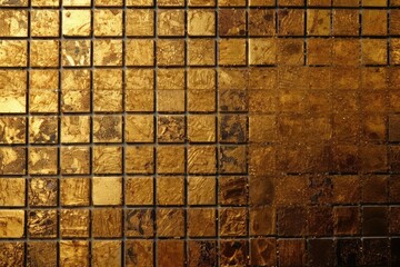 Gold Mosaic: A luxurious gold mosaic texture wallpaper that adds a touch of opulence and sophistication to any room.