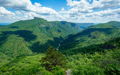Wiseman's View Scenic Overlook at Linville Gorge, North Carolina