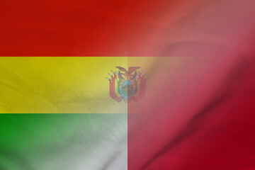 Bolivia and Malta government flag international contract MLT BOL