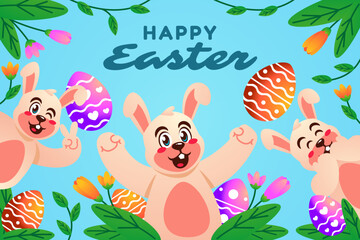 happy easter day background