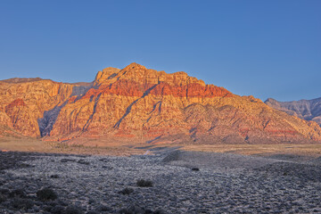 Las Vegas Red Rock Canyon National Conservation Area During Sunrise