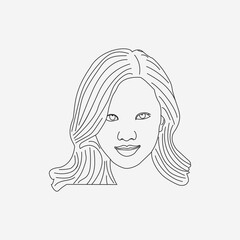 black-woman-outline nice art