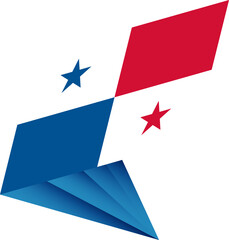 Flag of Panama, modern pin flag