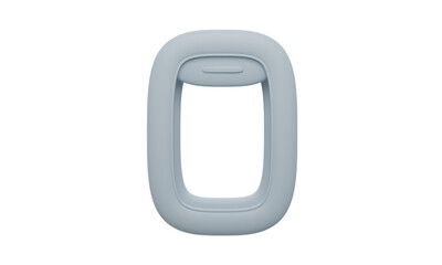 Obraz premium 3d Isolated airplane window transparent background.
