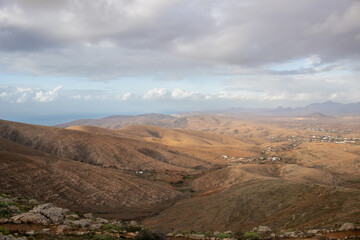 Valley from a mountain, Betancuria, Spain